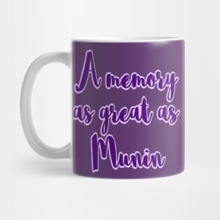 A memory as great as Munin Mug